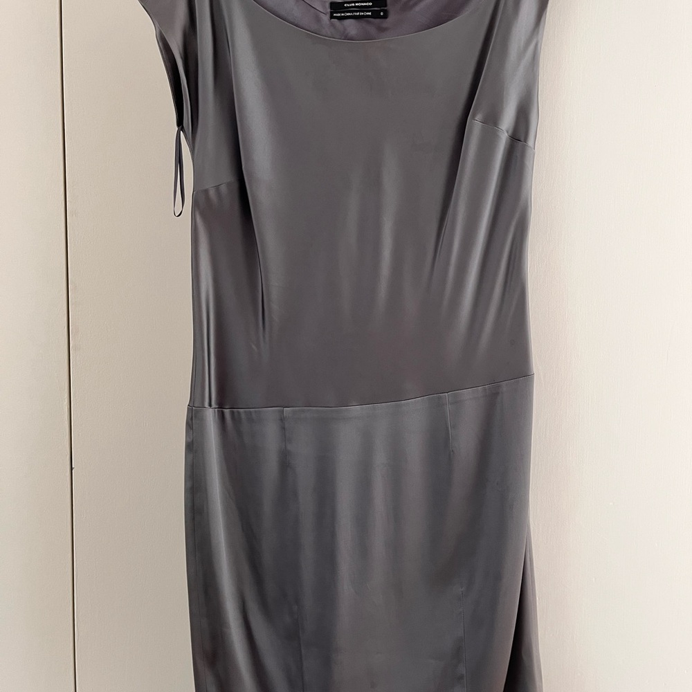 Club Monaco Gray Midi Dress